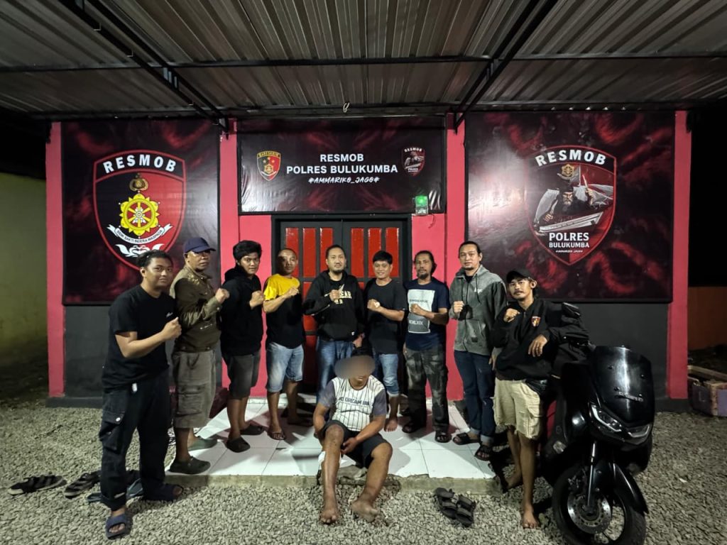 Tim Resmob Polres Bulukumba Berhasil Ringkus Residivis Pelaku Curanmor