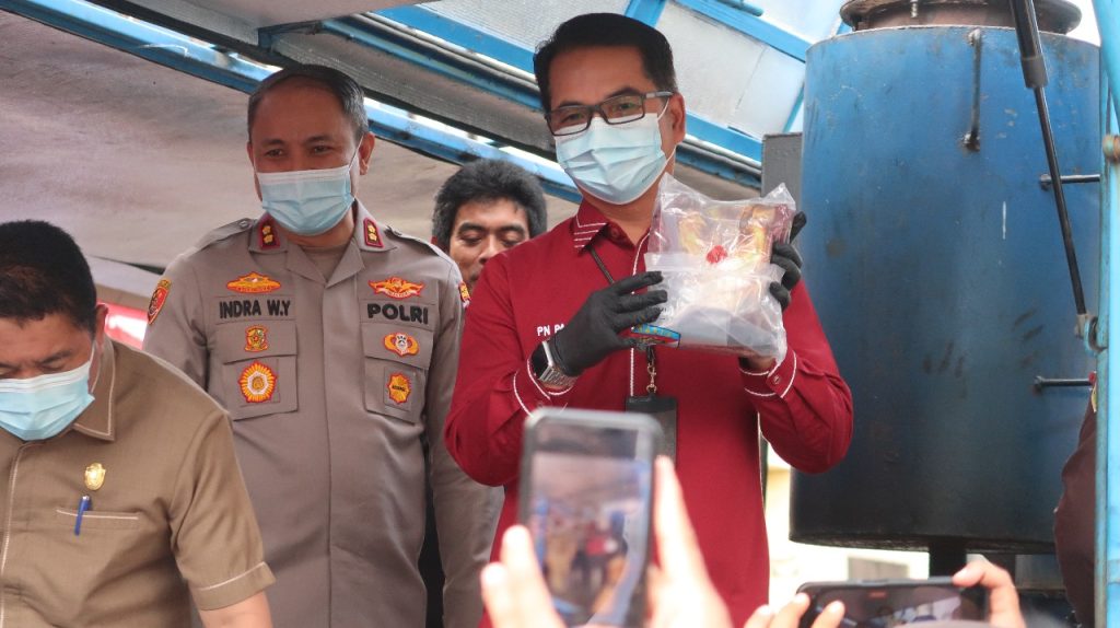 Kapolres Parepare bersama Forkopimda Musnahkan 19,7 Kilogram Barang Bukti Sabu