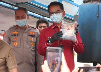 Kapolres Parepare bersama Forkopimda Musnahkan 19,7 Kilogram Barang Bukti Sabu