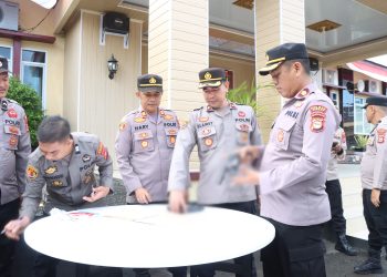 Cegah Penyalahgunaan Senjata Api, Kapolres Sidrap Kumpulkan Seluruh Personel