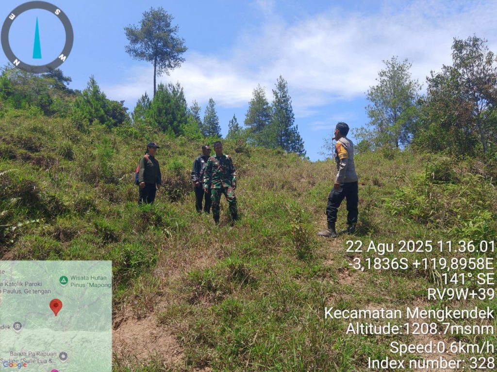 Tim Gabungan Polres Tator - TNI Bersama Tim Manggala Agni, Patroli Cegah Terjadinya Karhutlah