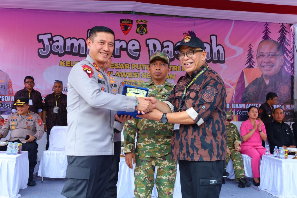 Kapolda Sulsel Buka Jambore dan Kemah Bhakti Keluarga Besar Putra Putri Polri di Sidrap