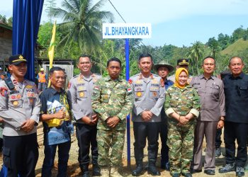 Kapolda Sulsel Resmikan Jalan Bhayangkara di Kabupaten Sidrap, Ini Harapannya