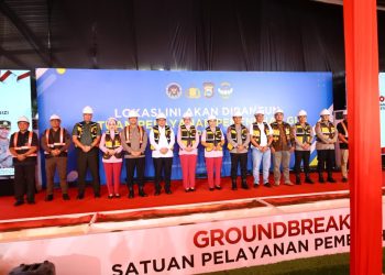 Kapolda Sulsel Peletakan Batu Pertama Pembangunan Gedung SPPG Polrestabes Makassar