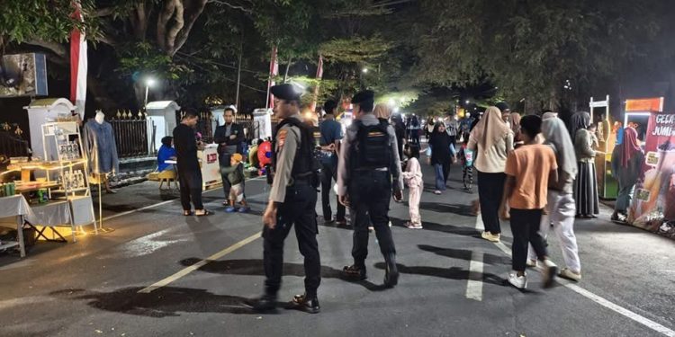 Samapta Polres Selayar Gencar KRYD Untuk Amankan Kawasan Car Free Day