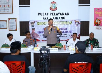 Gelar Ngopi Kamtibmas di Biringkanaya, Kapolrestabes Makassar: Kejadian Kriminal Remaja Banyak Dipengaruhi Medsos