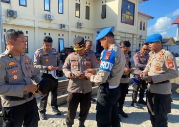 Gelar Gaktibplin di Polres Selayar, AKBP Andi Baso Rahman Tekankan Disiplin dan Tanggung Jawab