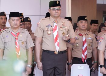 Kapolres Gowa Hadiri Apel Besar HUT ke-64 Gerakan Pramuka