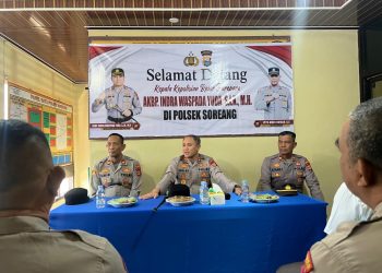 Kunjungi Polsek Soreang, Kapolres Parepare Tekankan Tugas Humanis Namun Tetap Tegas
