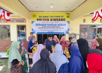 Polres Bulukumba Salurkan 1,7 Ton Beras SPHP Dalam Gerakan Pangan Murah di Gantarang dan Kindang