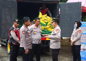 Kapolres Palopo bersama Bulog Gelar Gerakan Pangan Murah