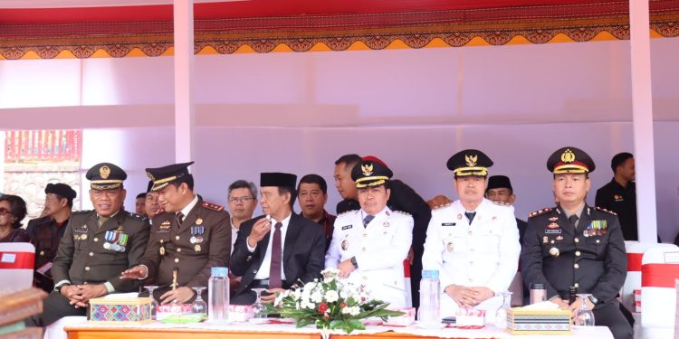 Hadiri Upacara HUT ke-80 RI, Kapolres Tana Toraja: Jaga Kamtibmas dan Semangat Persatuan