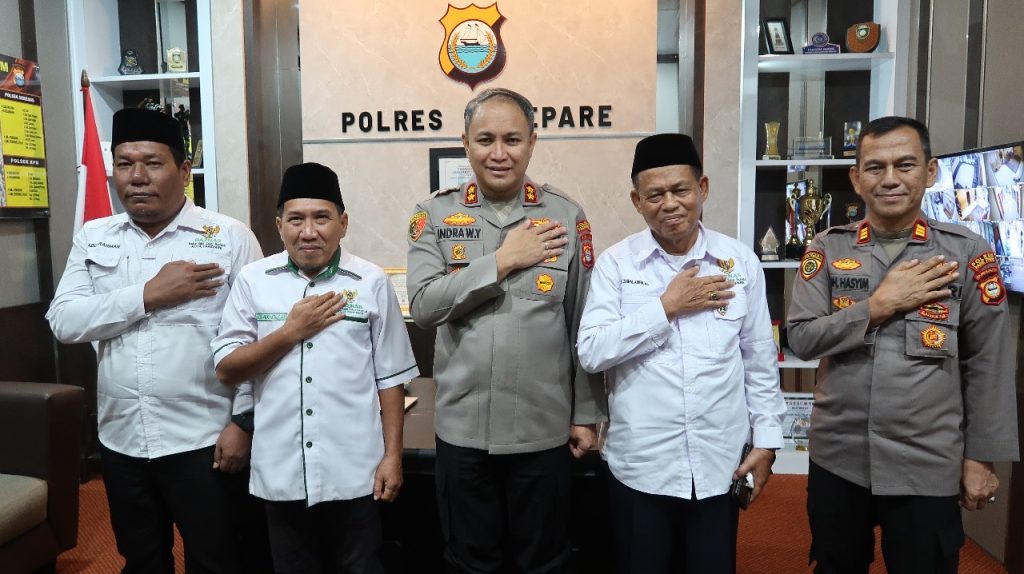 Perkuat Kolaborasi Untuk Kemanusiaan, Kapolres Parepare Terima Kunjungan Pengurus Baznas