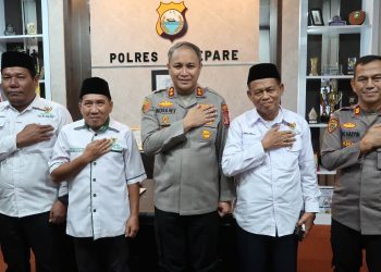 Perkuat Kolaborasi Untuk Kemanusiaan, Kapolres Parepare Terima Kunjungan Pengurus Baznas
