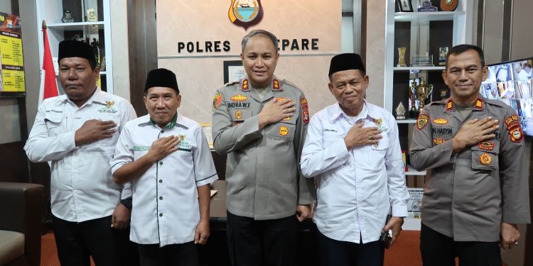 Perkuat Kolaborasi Untuk Kemanusiaan, Kapolres Parepare Terima Kunjungan Pengurus Baznas
