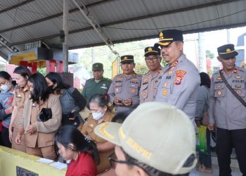 Kapolres Toraja Utara Bersama Pemda Gelar Gerakan Pangan Murah