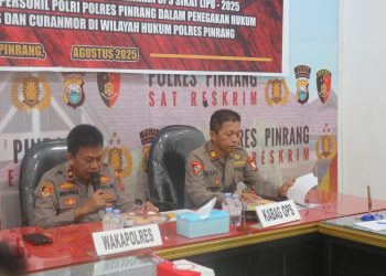 ‎Waka Polres Pinrang Pimpin Lat Pra Ops Sikat Lipu 2025
