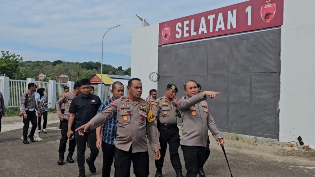 Jelang Laga PSM vs Persebaya, Kapolres Parepare Cek Kondisi Stadion GBH