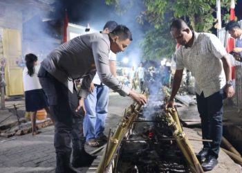 Kapolres Gowa Hadiri Tradisi Tahunan A’lammang di Tamannyeleng