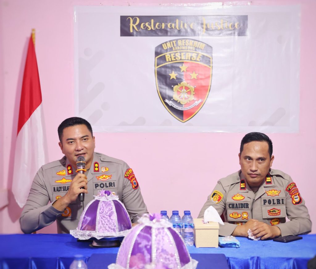 Kapolres Gowa Selesaikan Kasus Pencurian Pisang Lewat Restorative Justice