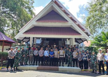 Jaga Kamtibmas Kondusif, Polres Wajo Gelar Patroli Skala Besar Bersama TNI dan Instansi Terkait