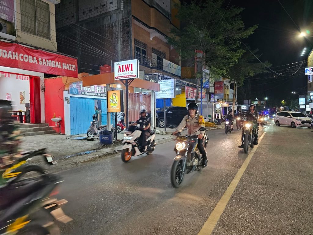 Polres Wajo Bersama TNI dan Pemda Gelar Patroli Skala Besar Untuk Jaga Kamtibmas