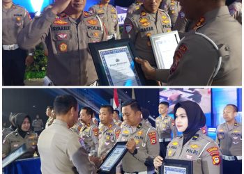Kasat Lantas dan Kanit Regident Polres Barru Sabet Penghargaan Bergengsi di Hari Lalulintas Bhayangkara ke-70