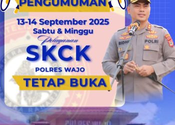 Polres Wajo Tetap Buka Layanan Penerbitan SKCK di Akhir Pekan
