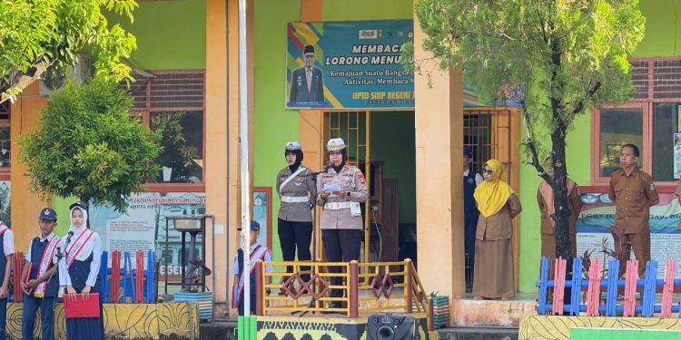 Police Goes To School, Sat Lantas Polres Parepare Edukasi Pelajar di Tiga Sekolah Serentak