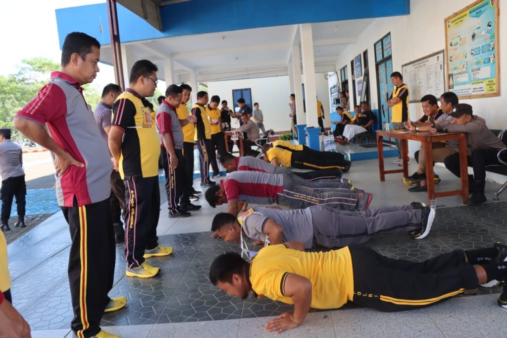 Bag SDM Polres Toraja Utara Gelar UKJ Semester II Tahun 2025, Wujudkan Kesiapan Jasmani