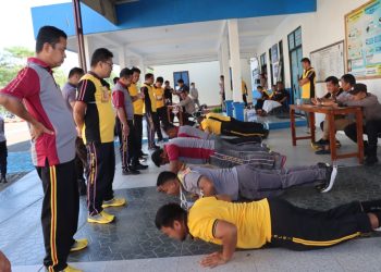 Bag SDM Polres Toraja Utara Gelar UKJ Semester II Tahun 2025, Wujudkan Kesiapan Jasmani
