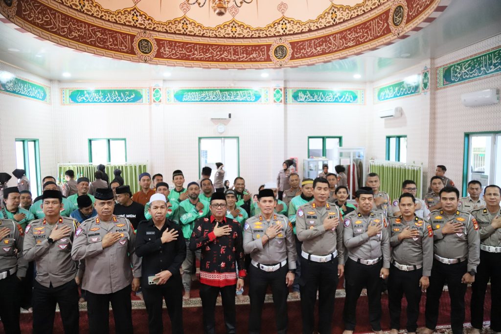 Ditlantas Polda Sulsel Gelar Maulid dan Doa Bersama Dengan Ojek Online