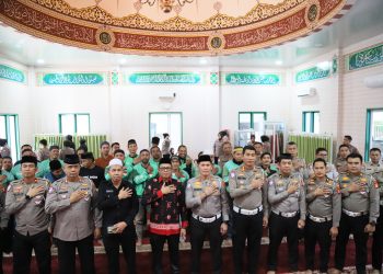 Ditlantas Polda Sulsel Gelar Maulid dan Doa Bersama Dengan Ojek Online