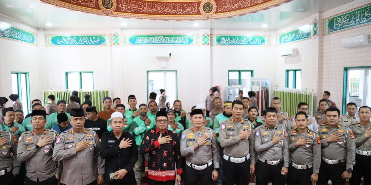 Ditlantas Polda Sulsel Gelar Maulid dan Doa Bersama Dengan Ojek Online
