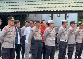 Kapolres Pinrang Turunkan Personel Untuk Pengamanan Rapat Dengar Pendapat