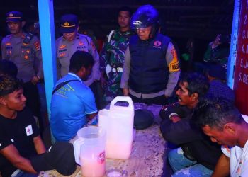 Gelar Patroli Gabungan Skala Besar, Polres Maros Sasar Penyakit Masyarakat