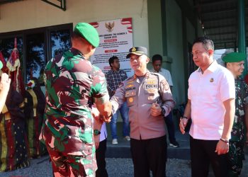 Kapolres Maros Sambut Kunjungan Kerja Danrem 141 di Kodim
