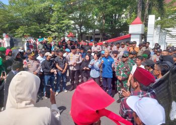 Kapolres Gowa Turun Langsung Amankan Unjuk Rasa di DPRD