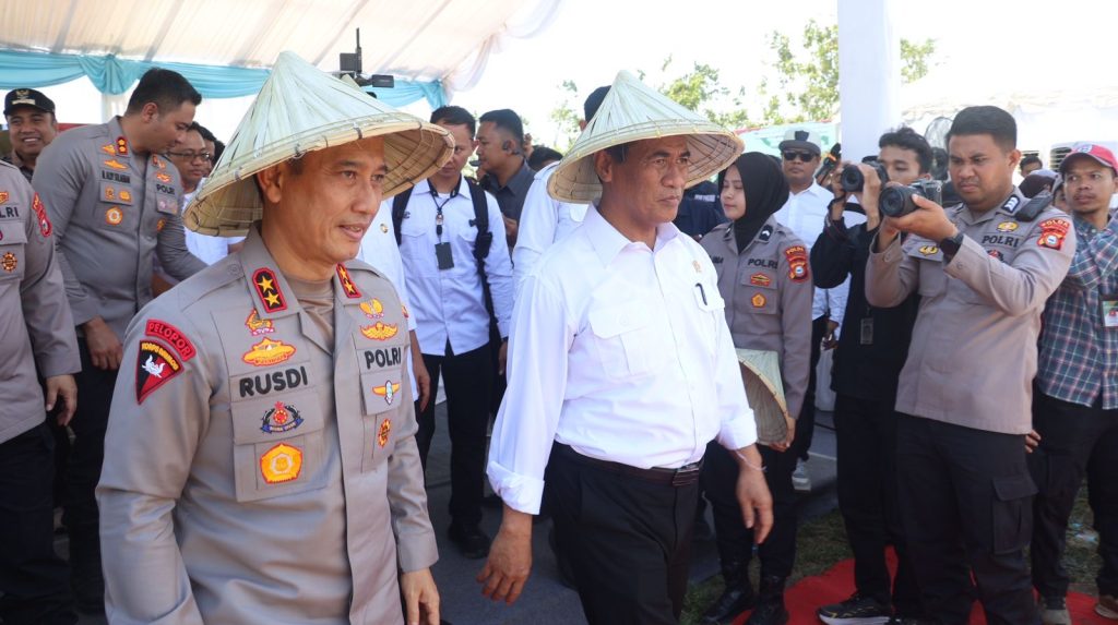 Kapolda Sulsel Hadiri Panen Raya Jagung Serentak Kuartal III di Gowa