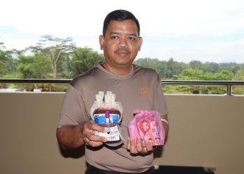Satlantas Polres Toraja Utara Gelar Donor Darah Dalam Rangka HUT Lantas Bhayangkara ke-70