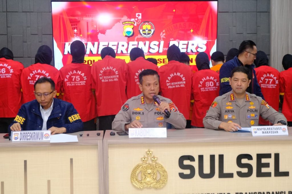 Polda Sulsel Rilis Kasus Pembakaran Kantor DPRD Sulsel dan Makassar, 29 di Tetapkan Tersangka