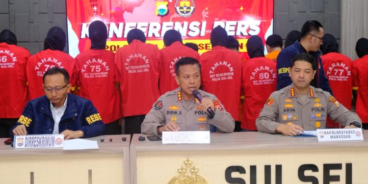 Polda Sulsel Rilis Kasus Pembakaran Kantor DPRD Sulsel dan Makassar, 29 di Tetapkan Tersangka