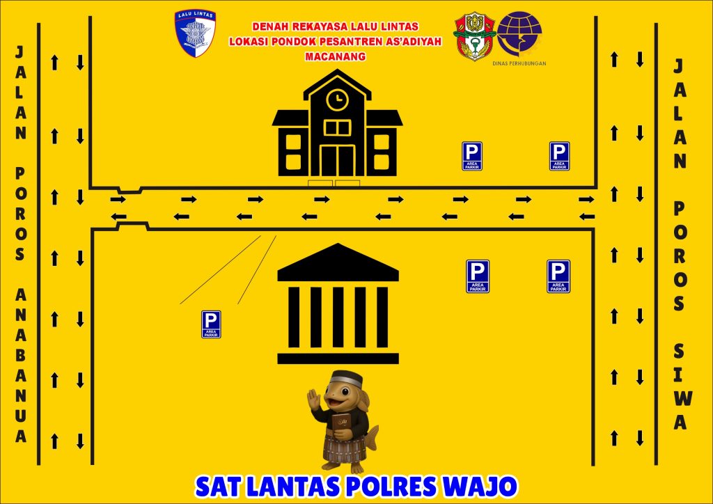 Polres Wajo Terapkan Rekayasa Lalu Lintas Selama MQK Internasional 2025