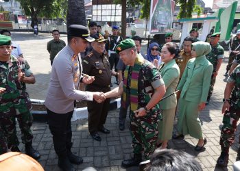 Kapolres Gowa Hadiri Kunjungan Kerja Danrem 141/Toddopuli di Makodim 1409