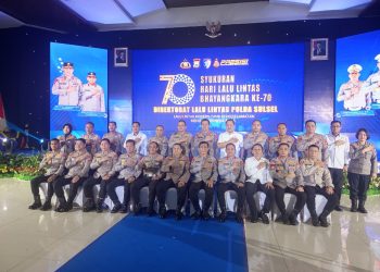 Hadiri Syukuran Hari Lalu Lintas Bhayangkara ke-70, Kapolda Sulsel: Jalin Sinergitas Untuk Tekan Angka Kecelakaan