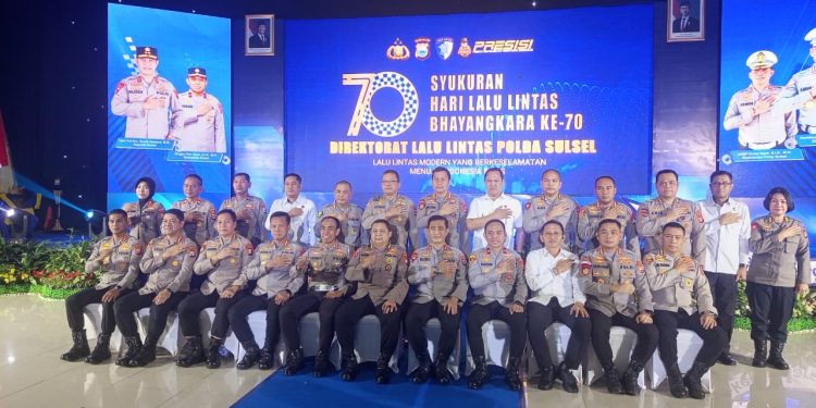 Hadiri Syukuran Hari Lalu Lintas Bhayangkara ke-70, Kapolda Sulsel: Jalin Sinergitas Untuk Tekan Angka Kecelakaan