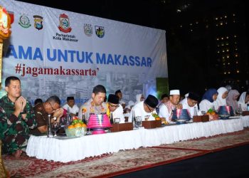 Hadiri Doa Bersama, Kapolrestabes Makassar Harapkan Situasi Aman dan Damai