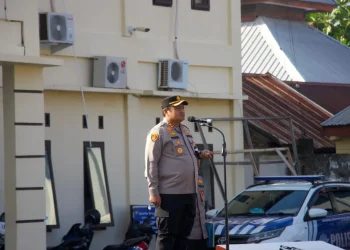 Pimpin Apel Jam Pimpinan, Ini Penyampaian Kapolres Kepulauan Selayar ke Personel