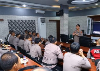 Kapolrestabes Makassar Tekankan Personel Berperilaku Sesuai Koridor Dalam Bertugas