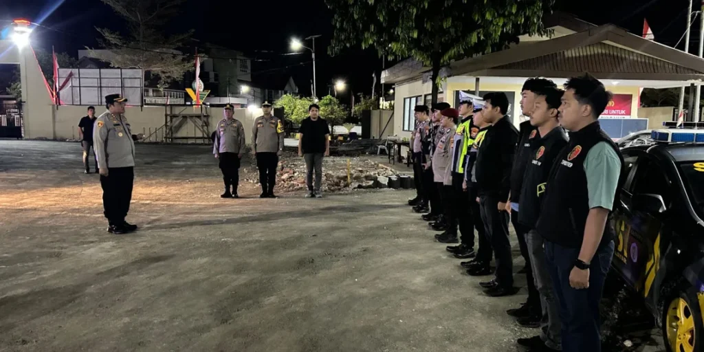 Kapolres Kepulauan Selayar Pimpin Patroli Kegiatan Rutin Yang Ditingkatkan, Sasar Sejumlah Titik